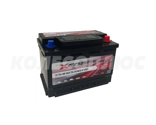 Аккумулятор XFORCE R (70 A/h, 720 A, 278x175x190) 0