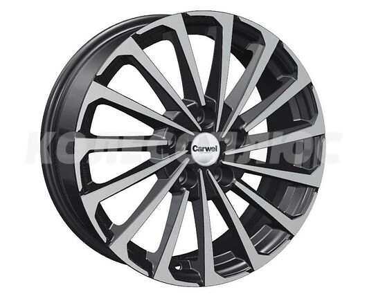 Carwel Кагра-ab 1721 (Haval F7x) 6,50x17 5x114,3 D64,1 ET40, Чёрный с полировкой 0