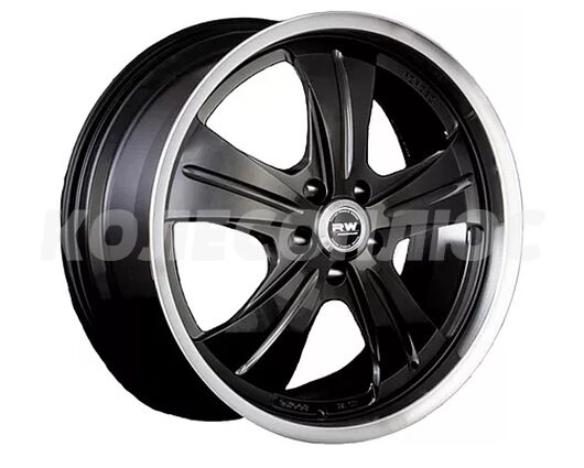 RW Premium НF-611 (Кованые) 10x22 5x112 D66,6 ET35, Матовый черный хромированный 0
