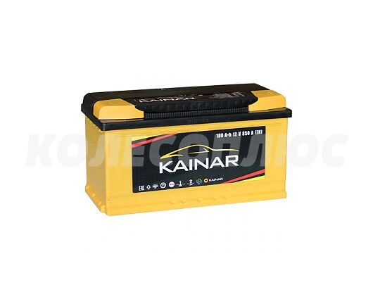 Аккумулятор Kainar R (Гибридная, 100 A/h, 850 A, 354x175x190) 0